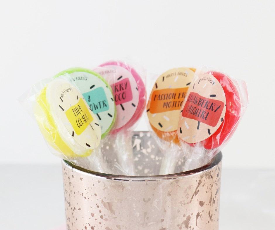 Cocktail Lollipops - 5 Alcoholic Flavours - Thea Elizabeth Studio Ltd