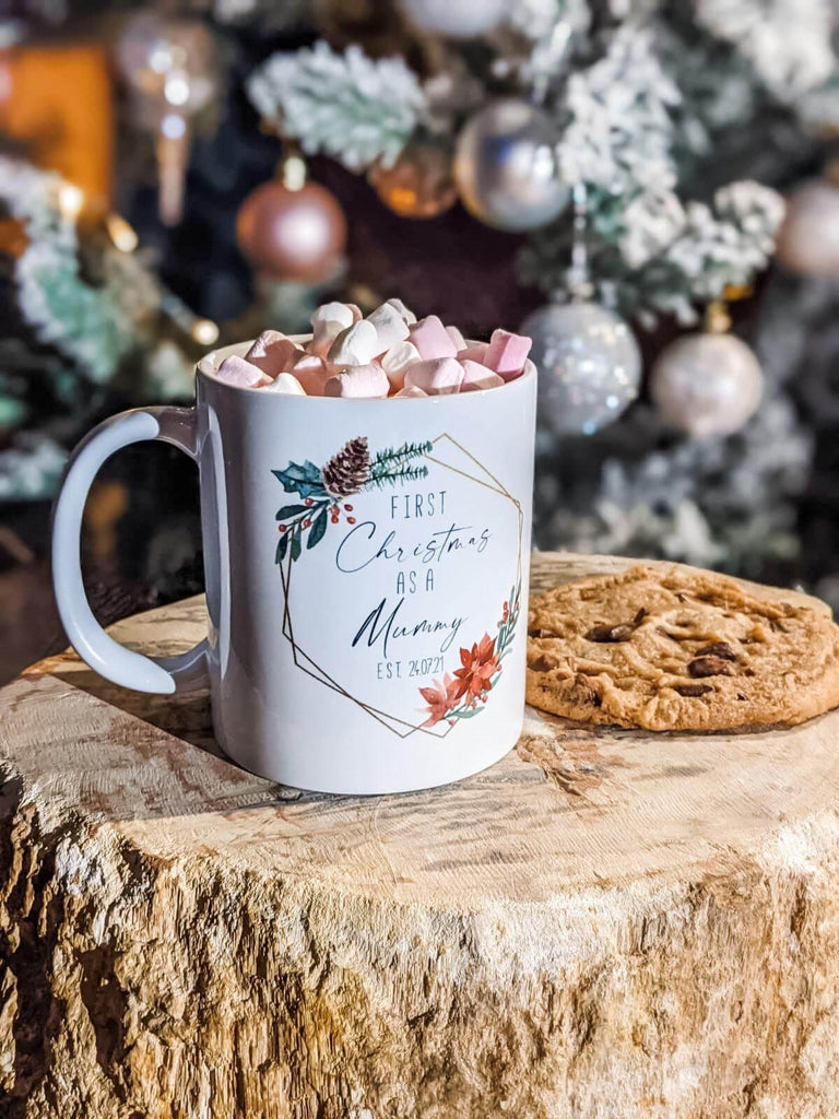 First Christmas as a Mrs/as a Mummy Mug - Thea Elizabeth Studio Ltd