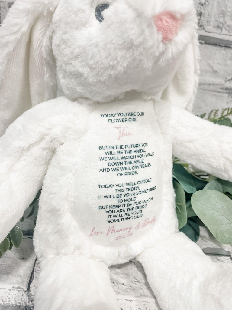 Flower Girl Bunny - Page Boy Bunny - Thea Elizabeth Studio Ltd