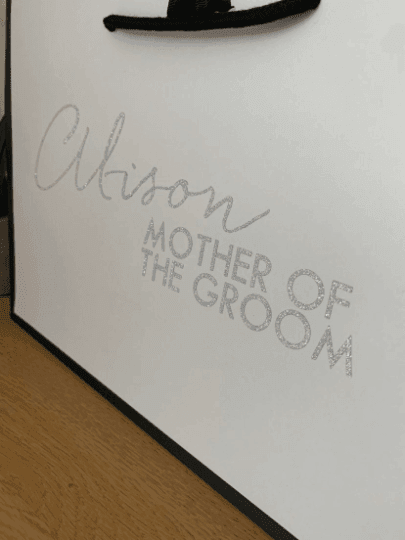 Luxury Black Edge Gift Bags - Thea Elizabeth Studio Ltd