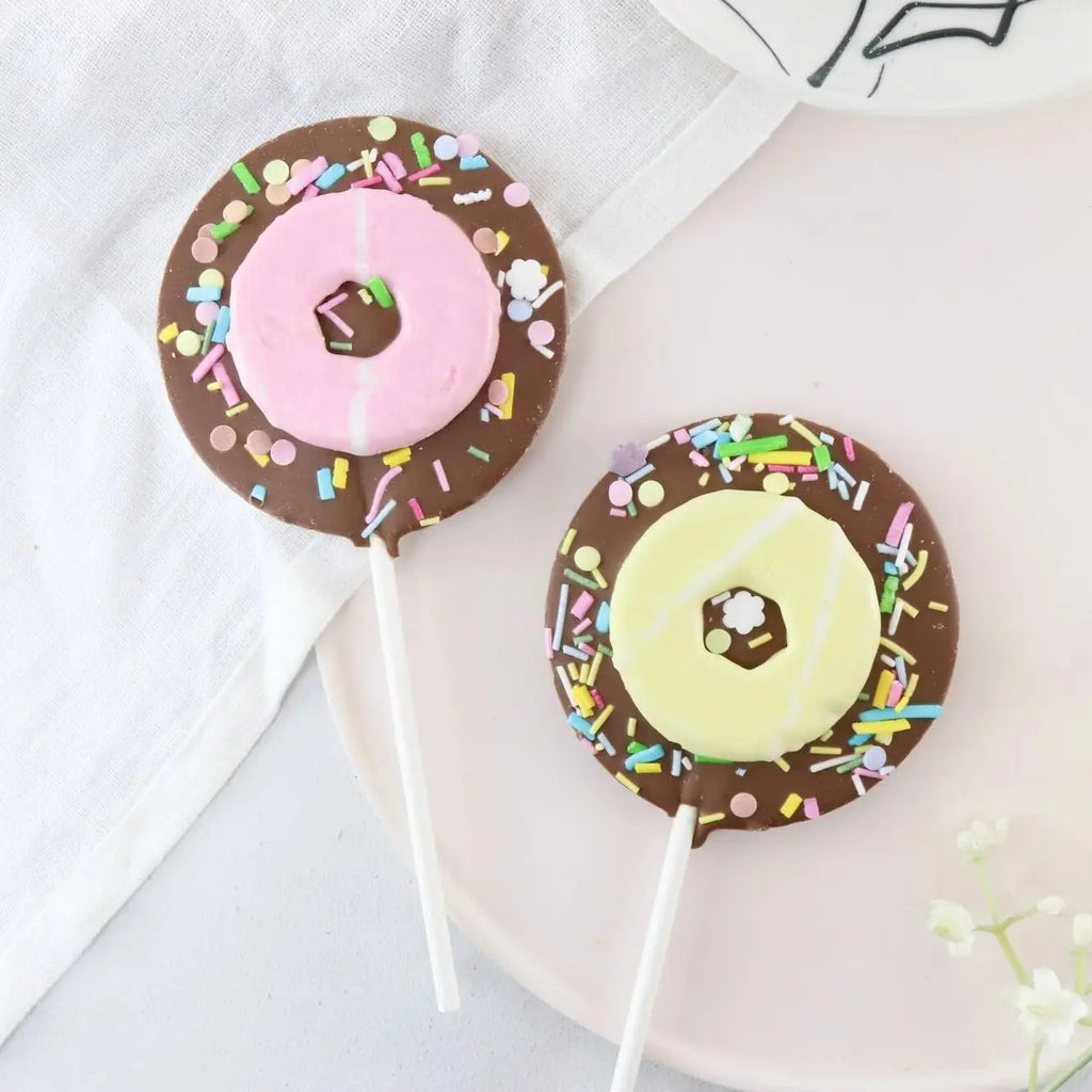 Milk Chocolate Party Ring Lollipop - Thea Elizabeth Studio Ltd