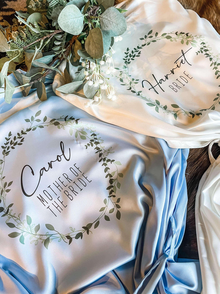 Personalised Bridesmaid Robes/Dressing Gown - Thea Elizabeth Studio Ltd