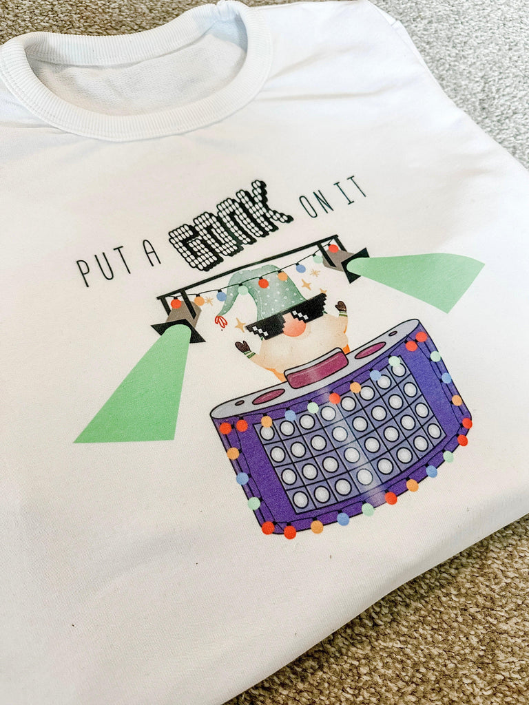 Put a Gonk on it Christmas Jumper - Thea Elizabeth Studio Ltd