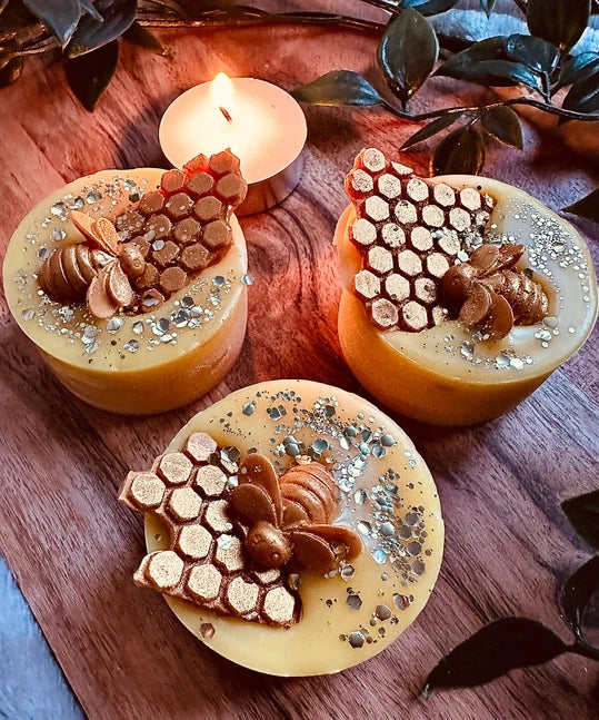 Washed in Honey Eco Friendly Wax Melt Slab - Thea Elizabeth Studio Ltd