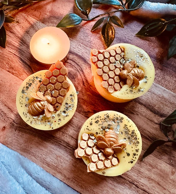 Washed in Honey Eco Friendly Wax Melt Slab - Thea Elizabeth Studio Ltd